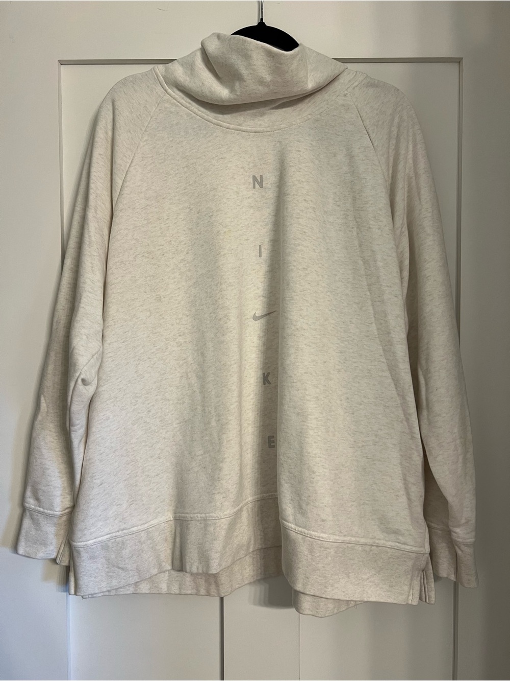 Nike Women’s Light Cream Funnel Neck Pullover